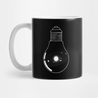 Universe In a Lightbulb by Tobe Fonseca Mug